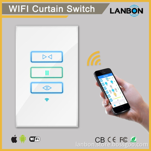 Lanbon L6-HS New High Quality Electric curtain controller phone control and rf remote control factory price